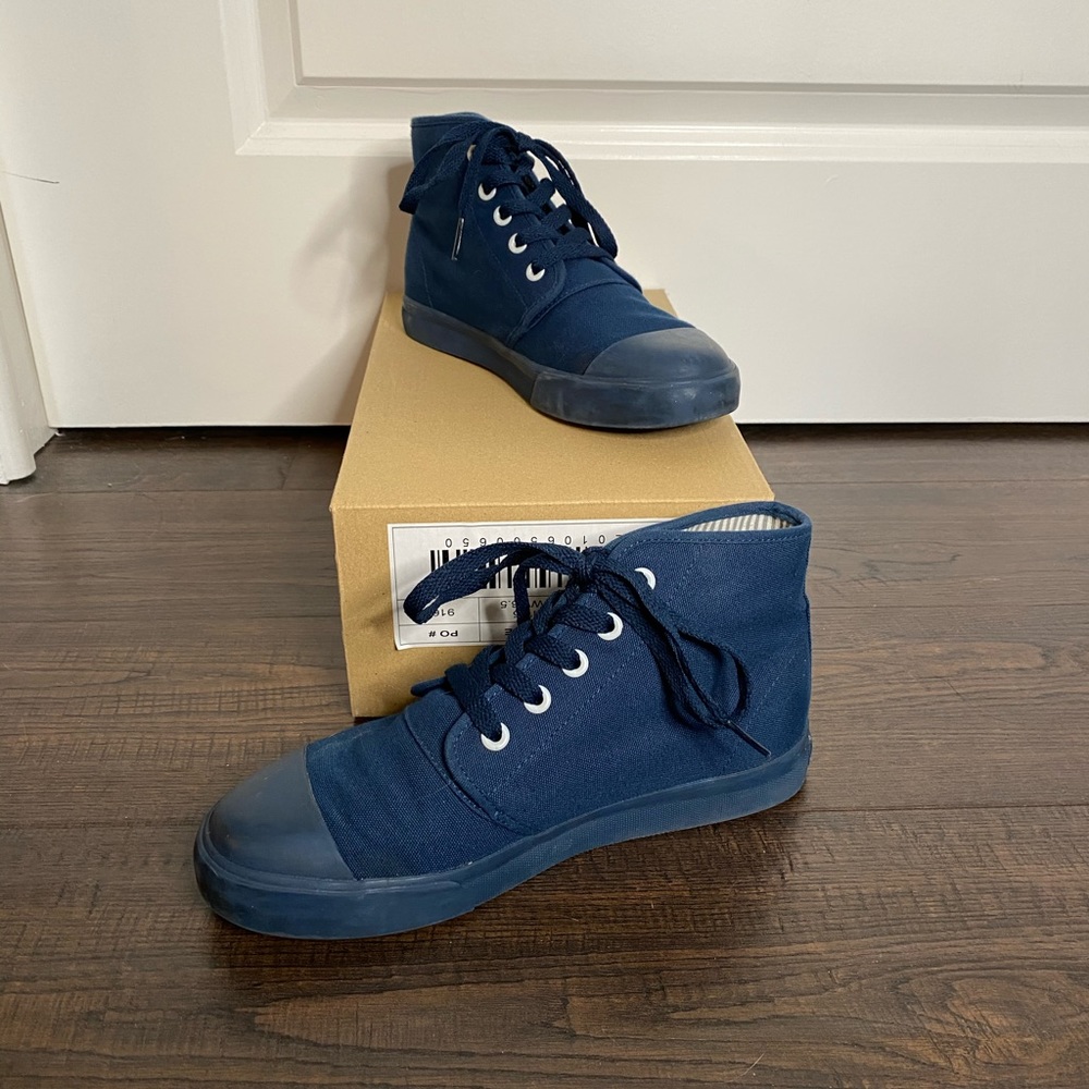 Blue high tops